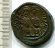 JUSTINII And SOPHIA AE Follis Thessalonica 527AD Large M NIKO #ANC12429.75.F.A - Byzantium