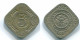 5 CENTS 1967 NIEDERLÄNDISCHE ANTILLEN Nickel Koloniale Münze #S12471.D.A - Niederländische Antillen