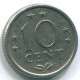 10 CENTS 1971 NETHERLANDS ANTILLES Nickel Colonial Coin #S13456.U.A - Nederlandse Antillen