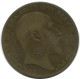 PENNY 1902 UK GBAN BRETAÑA GREAT BRITAIN Moneda #AG857.1.E.A - D. 1 Penny
