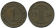 1 REICHSPFENNIG 1924 G ALLEMAGNE Pièce GERMANY #AE211.F.A - 1 Renten- & 1 Reichspfennig