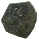 Authentic Original Ancient BYZANTINE EMPIRE Trachy Coin 1.5g/18mm #AG713.4.U.A - Byzantine