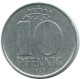 10 PFENNIG 1968 A DDR EAST DEUTSCHLAND Münze GERMANY #AE087.D.A - 10 Pfennig