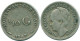 1/10 GULDEN 1947 CURACAO NIEDERLANDE SILBER Koloniale Münze #NL11851.3.D.A - Curaçao
