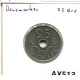 25 ORE 1972 DENMARK Coin Frederik IX #AX513.U.A - Danemark