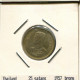 25 SATANGS 1957 THAILAND Coin #AR985.U.A - Tailandia