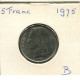 5 FRANCS 1975 FRENCH Text BELGIUM Coin #AW882.U.A - 5 Francs