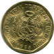 5 CENTIMOS 1998 PERU UNC Münze #M10002.D.A - Perú