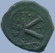 MAURICE TIBERIUS HALF FOLLIS THESSALONICA YEAR 8 6.2g/24mm #ANC13715.16.F.A - Bizantinas