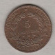 Cérès - 5 Centimes - 1872 A (Ancre) - 5 Centimes