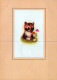 GATTO KITTY Animale Vintage Cartolina CPSM #PAM228.A - Chats