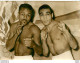 BOXE 11/1960 HORNSBY ET HASHAS AVANT LE COMBAT PALAIS DES SPORTS PHOTO DE PRESSE 18X13CM R1 - Sports