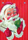 PÈRE NOËL Bonne Année Noël Vintage Carte Postale CPSM #PBL391.A - Santa Claus
