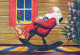 PAPÁ NOEL Feliz Año Navidad Vintage Tarjeta Postal CPSM #PBL119.A - Santa Claus