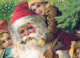 PAPÁ NOEL Feliz Año Navidad Vintage Tarjeta Postal CPSM #PBL004.A - Santa Claus