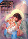 Jungfrau Maria Madonna Jesuskind Weihnachten Religion Vintage Ansichtskarte Postkarte CPSM #PBB721.A - Vierge Marie & Madones