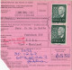 Schweden 1968, MeF Paar 70 öre Auf Internationaler Postanweisung N. Kiel - Covers & Documents