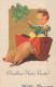 Neujahr Weihnachten KINDER Vintage Ansichtskarte Postkarte CPSMPF #PKD419.A - Neujahr