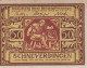 50 PFENNIG 1921 Stadt SCHNEVERDINGEN Hanover DEUTSCHLAND Notgeld Banknote #PF932 - [11] Emissions Locales