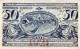 50 PFENNIG 1921 Stadt OBERAMMERGAU Bavaria DEUTSCHLAND Notgeld Banknote #PJ160 - [11] Local Banknote Issues