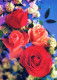 FLOWERS Vintage Postcard CPSM #PAS558.GB - Fiori