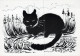 CAT KITTY Animals Vintage Postcard CPSM Unposted #PAM279.GB - Chats