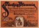 50 PFENNIG 1921 Stadt TEUCHERN Saxony UNC DEUTSCHLAND Notgeld Banknote #PJ049 - [11] Local Banknote Issues