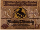 50 PFENNIG 1921 Stadt STUTTGART Württemberg UNC DEUTSCHLAND Notgeld #PC443 - [11] Local Banknote Issues