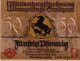50 PFENNIG 1921 Stadt STUTTGART Württemberg UNC DEUTSCHLAND Notgeld #PC420 - [11] Lokale Uitgaven