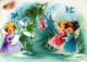 ÁNGEL Feliz Año Navidad Vintage Tarjeta Postal CPSM #PAS744.ES - Anges