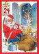 PAPÁ NOEL NAVIDAD Fiesta Vintage Tarjeta Postal CPSM #PAK688.ES - Santa Claus