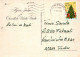 PAPÁ NOEL Animales NAVIDAD Fiesta Vintage Tarjeta Postal CPSM #PAK489.ES - Santa Claus