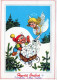 ÁNGEL NAVIDAD Vintage Tarjeta Postal CPSM #PAH618.ES - Anges