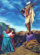 JESUS CHRIST Christianity Religion LENTICULAR 3D Vintage Postcard CPSM #PAZ004.GB - Gesù