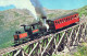 TREN TRANSPORTE Ferroviario Vintage Tarjeta Postal CPSMF #PAA598.ES - Treni