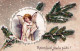 1904 ANGEL CHRISTMAS Holidays Vintage Antique Old Postcard CPA #PAG667.GB - Anges
