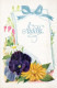 FLOWERS Vintage Postcard CPA #PKE599.GB - Fleurs