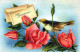 FLOWERS Vintage Postcard CPSMPF #PKG082.GB - Fleurs