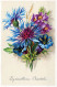 FLOWERS Vintage Postcard CPA #PKE538.GB - Fleurs