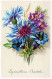 FLOWERS Vintage Postcard CPA #PKE538.GB - Flowers