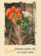FLOWERS Vintage Postcard CPSM #PBZ484.GB - Fleurs