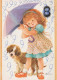 HAPPY BIRTHDAY 8 Year Old GIRL CHILDREN Vintage Postal CPSM #PBT907.GB - Birthday