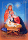 Virgen Mary Madonna Baby JESUS Christmas Religion Vintage Postcard CPSM #PBB942.GB - Vierge Marie & Madones