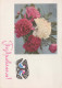 FLEURS Vintage Carte Postale CPSM #PAR418.FR - Fleurs
