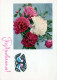 FLEURS Vintage Carte Postale CPSM #PAR418.FR - Fleurs