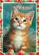 CHAT CHAT Animaux Vintage Carte Postale CPSM #PAM097.FR - Chats