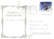 PÈRE NOËL Animaux NOËL Fêtes Voeux Vintage Carte Postale CPSM #PAK490.FR - Santa Claus