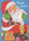 PÈRE NOËL NOËL Fêtes Voeux Vintage Carte Postale CPSM #PAK689.FR - Santa Claus