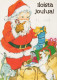 PÈRE NOËL NOËL Fêtes Voeux Vintage Carte Postale CPSM #PAJ510.FR - Santa Claus