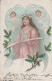 1903 ÁNGEL NAVIDAD Vintage Antiguo Tarjeta Postal CPA #PAG668.ES - Anges